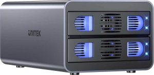 Kieszeń Unitek RAID do dysku SATA 2.5''/3.5'' – 4 tryby, 40TB, 5Gb/s 2