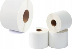 LeanToys Etykiety Naklejki Termiczne Białe 500szt. 100x150mm LEAN Toys 2