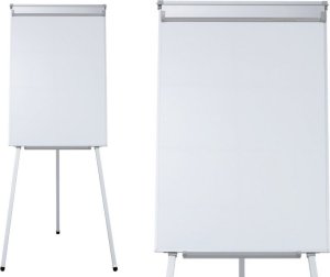 Flipchart LeanToys Tablica Magnetyczna Flipchart Na Trójnogu Biała 70x100cm LEAN Toys 2
