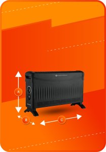 Grzejnik Volt Grzejnik konwektorowy VO2454 Volteno 1500W 3