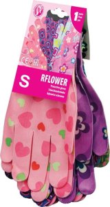 Reis Rękawice ogrodowe / Kolorowe / RFLOWER (7 - S) 1