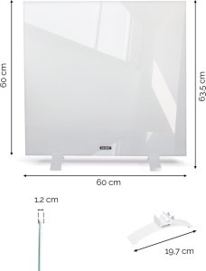 Grzejnik Yoer GRZEJNIK Elektryczny na podczerwień PROMIENNIK 400W +WiFi - Quadro IRH03W 13