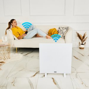 Grzejnik Yoer GRZEJNIK Elektryczny na podczerwień PROMIENNIK 400W +WiFi - Quadro IRH03W 3