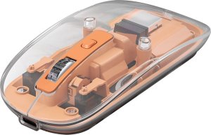 Mysz Marvo Mysz bezprzewodowa, Marvo PRISM B10 Orange, pomarańczowa, optyczna, 1600DPI 3