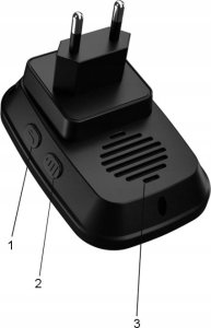 Dzwonek bezprzewodowe wodoodporny do drzwi ip44 8