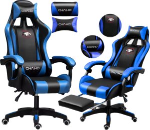 Fotel Pako Fotel Gamingowy Czarno-Niebieski PAKO MAT-T-052 1