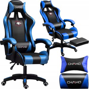 Fotel Pako Fotel Gamingowy Czarno-Niebieski PAKO MAT-T-052 12