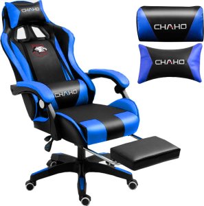Fotel Pako Fotel Gamingowy Czarno-Niebieski PAKO MAT-T-052 13