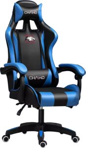 Fotel Pako Fotel Gamingowy Czarno-Niebieski PAKO MAT-T-052 5