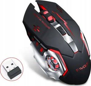 Mysz GAMINGOWA MYSZKA BEZPRZEWODOWA MYSZ DLA GRACZY LED DO LAPTOPA KOMPUTERA 1