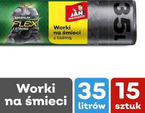 JAN Niezbędny Worki na odpady domowe 35L 75szt. (7982) 4