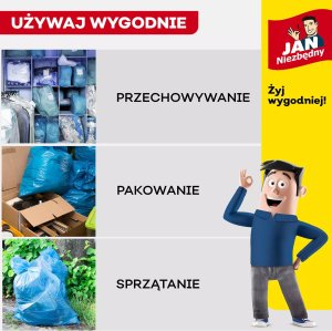 JAN Niezbędny Worki na odpady domowe 60L 50szt. (5900536104331) 4