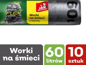 JAN Niezbędny Worki na odpady domowe 60L 50szt. (5900536104331) 6