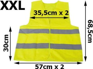 Pako Kamizelka Odblaskowa Żółta (XL) 6