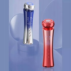 MEZOTERAPIA BEZIGŁOWA LIFTING MASAŻER TWARZY EMS URZĄDZENIE 6W1 D 4