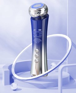 MEZOTERAPIA BEZIGŁOWA LIFTING MASAŻER TWARZY EMS URZĄDZENIE 6W1 D 7