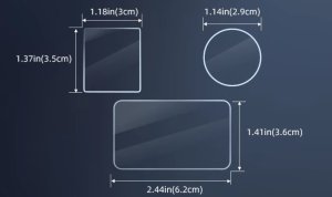 BRDRC FOLIA OCHRONNA SZKŁO HARTOWANE NA OBIEKTYW I EKRAN DO DJI OSMO ACTION 4 - 3 SZT. 5