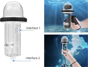 BRDRC WODOODPORNA OBUDOWA ETUI DO NURKOWANIA WODY NA DJI OSMO POCKET 3 13