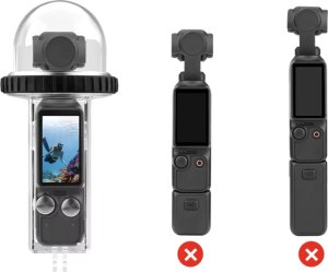 BRDRC WODOODPORNA OBUDOWA ETUI DO NURKOWANIA WODY NA DJI OSMO POCKET 3 6