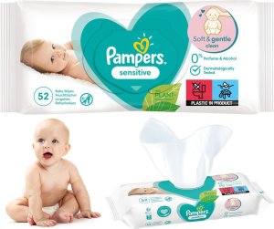 Pampers Chusteczki nawilżane Sensitive  12x52szt. 8