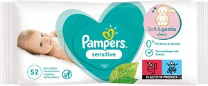 Pampers Chusteczki nawilżane Sensitive  12x52szt. 9