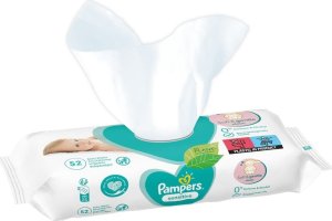 Pampers Chusteczki nawilżane Sensitive  12x52szt. 10