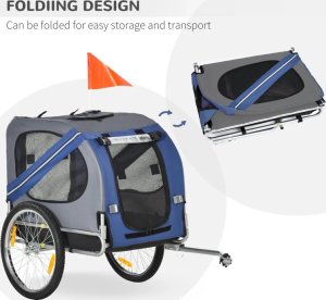 Pako Przyczepka Rowerowa Dla Zwierząt PAKO D00-098BU 7