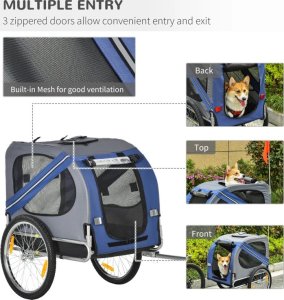 Pako Przyczepka Rowerowa Dla Zwierząt PAKO D00-098BU 8