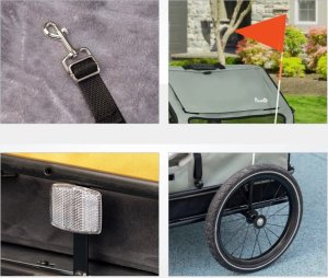 Pako Przyczepka Rowerowa Dla Zwierząt PAKO D00-184V00GY 6