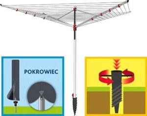 Suszarka na pranie Vileda Sun Lift Plus 60 3