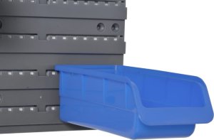 Pako Tablica Ścienna Z Pojemnikami Niebiesko-Szara 44 Elementy 11