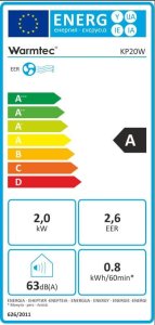 Klimatyzator Warmtec WARMTEC Klimatyzator przenośny KP20W z Wi-Fi 6