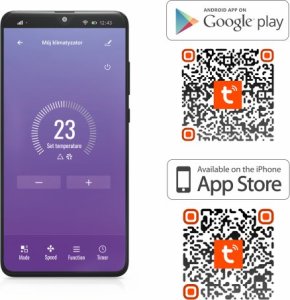 Klimatyzator Warmtec WARMTEC Klimatyzator przenośny KP20W z Wi-Fi 9