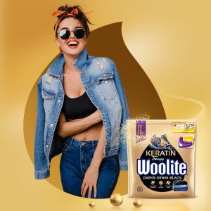 Woolite Woolite Żelowe kapsułki do prania z keratyną czerń, ciemne kolory & jeans 33 szt. 6