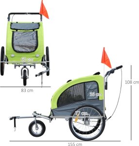 Pako Wózek-Przyczepka Rowerowa Dla Zwierząt PAKO D00-051 5