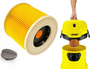 Worek do odkurzacza Pako Zestaw 10x Worek Do Odkurzaczy Krcher 6.959-130.0 + Filtr Powietrza Do Odkurzaczy Krcher 6.414-552.0 3