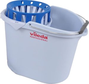 Mop Vileda Zestaw Supermop: wiadro z wyciskaczem + kij + wkład antybakteryjny 6