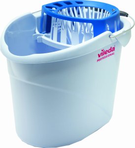 Mop Vileda Zestaw Supermop: wiadro z wyciskaczem + kij + wkład antybakteryjny 7