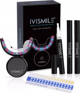 Zestaw do wybielania zębów z lampą LED IVISMILE 14