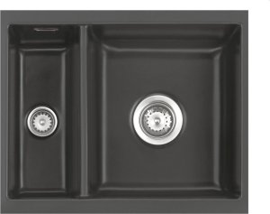 Zlewozmywak SYSTEMCERAM Systemceram Mera 60 U Titan, zlewozmywak ceramiczny, korek manualny 1