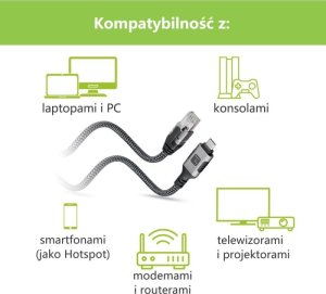 Kabel USB Techly USB-C - RJ-45 3 m Czarny (ICOC U3C-RJ45-030) 10