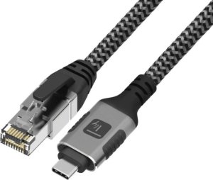 Techly Kabel sieciowy USB-C na Gigabit Ethernet RJ45 1m 1