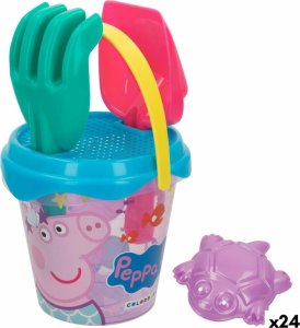 Peppa Pig Zestaw zabawek plażowych Peppa Pig 14 x 12,5 x 14 cm (24 Sztuk) 1