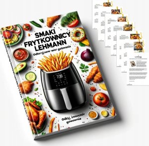 Frytkownica beztłuszczowa Lehmann FRYTKOWNICA BEZTŁUSZCZOWA PODWÓJNA FRYTOWNICA 9L AIRFRYER 2X SZUFLADY WiFi 6