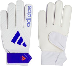 Adidas Rękawice bramkarskie dla dzieci adidas Copa Club Goalkeeper biało-niebieskie IX3834 6,5 1