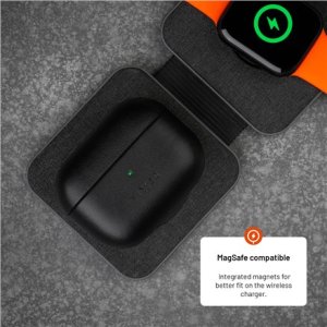 Fixed Fixed | Earbuds Case with MagSafe Support | Apple AirPods Pro 2/Pro 2 (USB-C) | Juodas | Leather 7