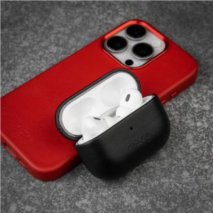 Fixed Fixed | Earbuds Case with MagSafe Support | Apple AirPods Pro 2/Pro 2 (USB-C) | Juodas | Leather 8