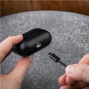 Fixed Fixed | Earbuds Case with MagSafe Support | Apple AirPods Pro 2/Pro 2 (USB-C) | Juodas | Leather 9