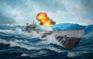 Revell Model plastikowy Niemiecka łódź podwodna T.IX C/40 1/144 12