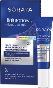 Soraya SORAYA Hialuronowy mikrozastrzyk Progresywny krem pod oczy przeciwzmarszczkowy 15 ml 1